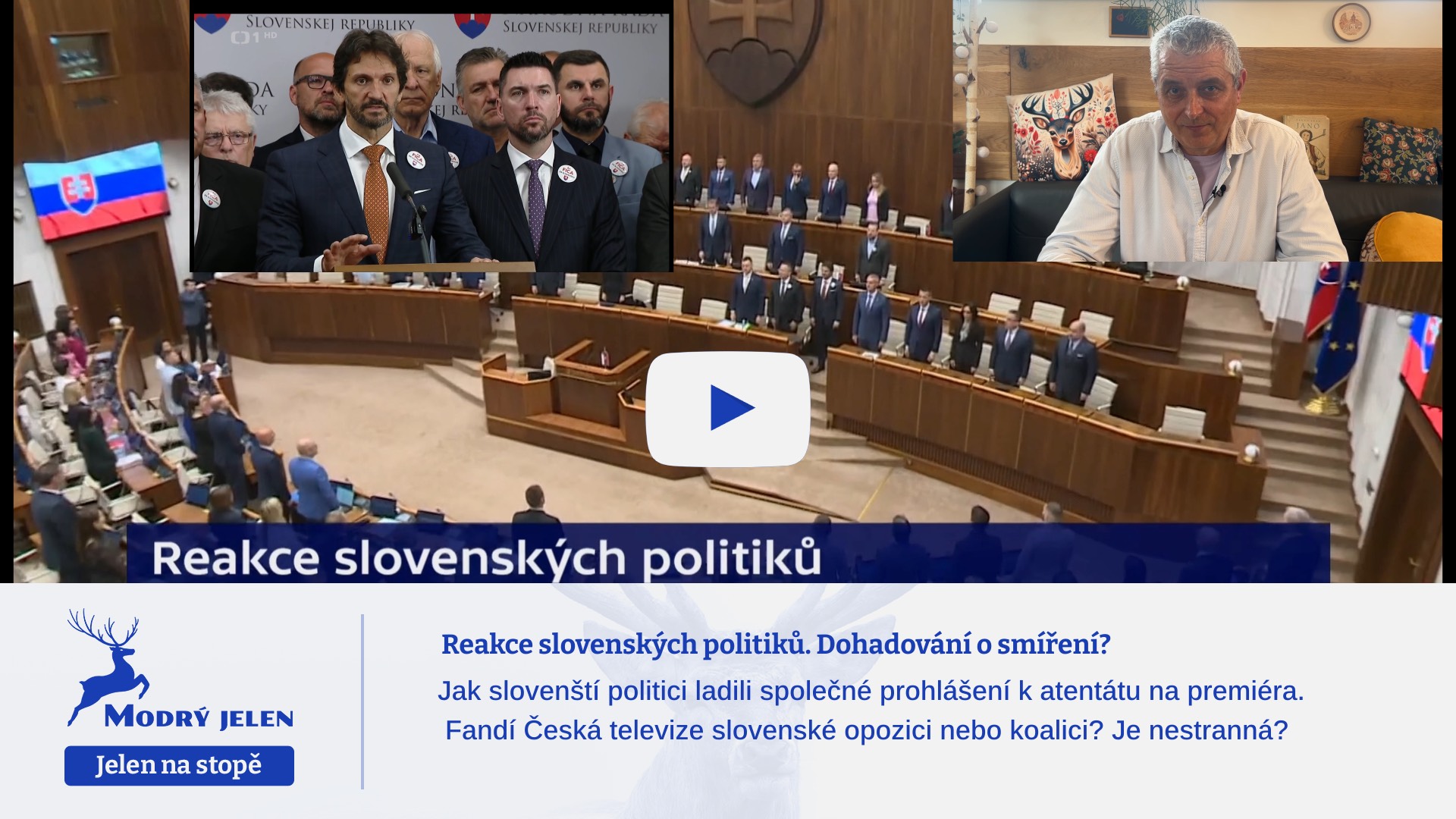 Reakce slovenských politiků. Dohadování o smíření?