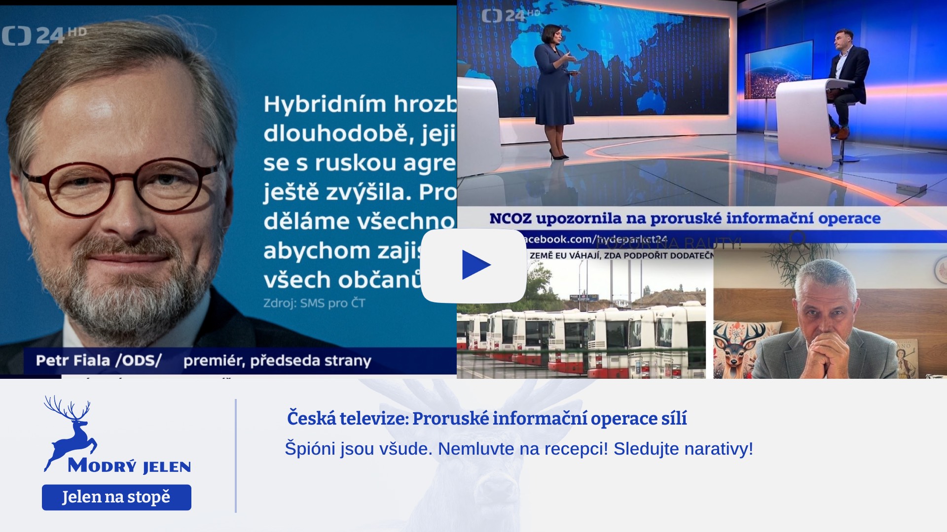 Česká televize: Proruské informační operace sílí